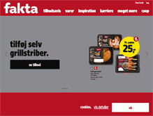 Tablet Screenshot of fakta.dk